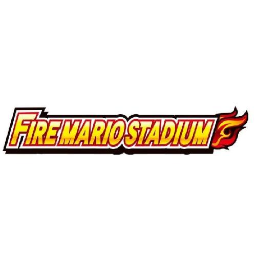 Jeu De Societe - Jeu De Plateau Jeu d'action et de réflexe - EPOCH - Fire Mario Stadium - Licence Mario - 20 min