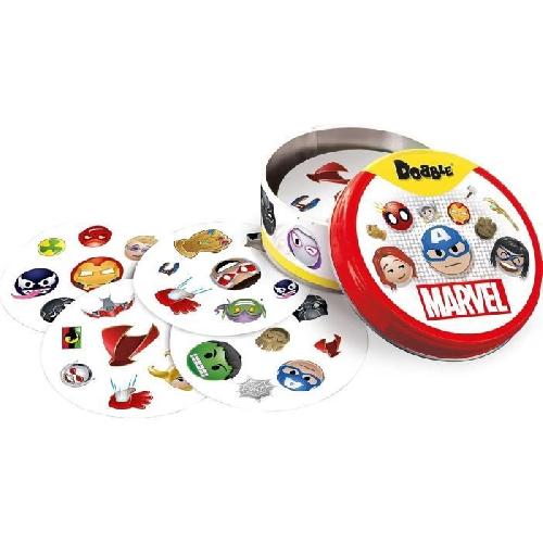 Jeu D'apprentissage Jeu d'ambiance - ASMODEE - Dobble : Marvel Emoji (Eco Sleeve) - 6 ans - Extérieur - Mixte