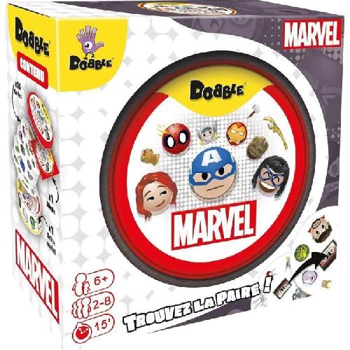 Jeu D'apprentissage Jeu d'ambiance - ASMODEE - Dobble : Marvel Emoji (Eco Sleeve) - 6 ans - Extérieur - Mixte