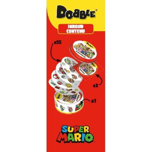 Jeu D'apprentissage Jeu d'ambiance - Nintendo - Dobble : Super Mario - 2 joueurs ou plus - 6 ans et plus - Multicolore