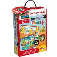Jeu D'apprentissage Box play family - jeux d'apprentissage - basé sur la méthode Montessori - LISCIANI