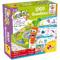 Jeu D'apprentissage Carotina 1000 questions - boite de jeu quizz - LISCIANI