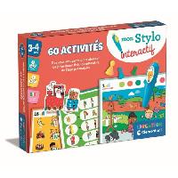 Jeu D'apprentissage CLEMENTONI - Mon stylo interactif - 60 activites educatives - Stylos lumineux et sonore - Fabrique en Italie