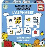 Jeu d'apprentissage - EDUCA - Monsieur Madame - Alphabet