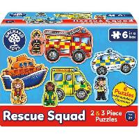 Jeu D'apprentissage Equipe de secours - Puzzle - ORCHARD