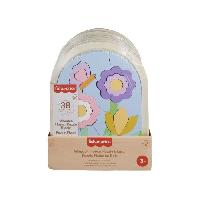 Jeu D'apprentissage Fisher-Price-Puzzle Fleurs en Bois-Puzzle 37 pieces pour la maternelle HXT97