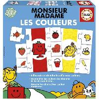 Jeu D'apprentissage Jeu d'apprentissage - EDUCA - Monsieur Madame - Les Couleurs