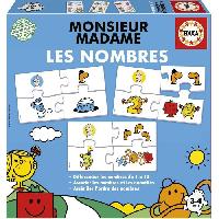 Jeu D'apprentissage Jeu d'apprentissage - EDUCA - Monsieur Madame - Les Nombres