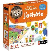 Jeu D'apprentissage Jeu de société - NATHAN - J'achete - Jeu de courses avec 6 boutiques. 15? a dépenser