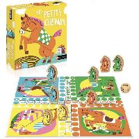 Jeu D'apprentissage Jeu de société - NATHAN - Jeu des petits chevaux - Grand classique. illustrations originales