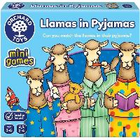 Jeu D'apprentissage Jeu de société - ORCHARD - Llamas in Pyjamas Mini - Multicolore - 2-4 joueurs - a partir de 3 ans