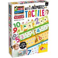 Jeu D'apprentissage Jeu tactile - LISCIANI - Montessori - Boîte a nombres - Puzzle éducatif - Développement du toucher - Méthode Montessori