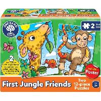 Jeu D'apprentissage Les amis de la jungle - Puzzle - ORCHARD