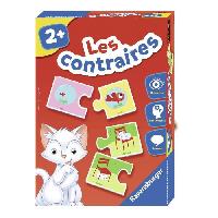 Jeu D'apprentissage Les contraires - Jeu éducatif - Découvertes des contraires - Ravensburger - Des 2 ans