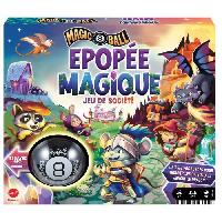 Jeu D'apprentissage Mattel Games - Magic 8 Ball Épopée Magique-Jeu de société pour toute la famille HPJ68