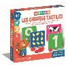 Jeu D'apprentissage Montessori - Clementoni - Les chiffres tactiles - Jeu éducatif apprentissage des chiffres - 10 cartes chiffres rugueux - Dés 3 ans