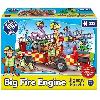 Jeu D'apprentissage Puzzle - ORCHARD - Big Fire Engine - 20 pieces - Multicolore - Pour enfants a partir de 24 mois