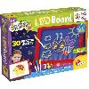 Jeu D'apprentissage Tableau LED - LISCIANI - Carotina - Dessins lumineux - Feutres fluo - Apprentissage créatif - Fiches didactiques