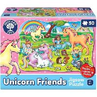 Jeu D'apprentissage Tes amies les licornes - Puzzle - ORCHARD - 50 p