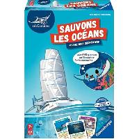 Jeu D'apprentissage The SeaCleaners - Sauvons les Oceans - Jeu de quizz - de 1 a 4 joueurs a partir de 7 ans - Enfant et parents - 20979 - Ravensburger