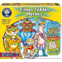 Jeu D'apprentissage Time tables heroes - Jeu de calcul - ORCHARD