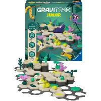 Jeu D'assemblage - Jeu De Construction - Jeu De Manipulation Gravitrax Junior - Starter Set My Jungle 97 pieces - Circuit de billes - Jeu de construction créatif - Ravensburger - Des 3 ans