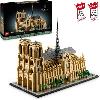 Jeu D'assemblage - Jeu De Construction - Jeu De Manipulation LEGO Architecture 21061 Notre-Dame de Paris - Set de Construction pour Adultes