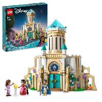 Jeu D'assemblage - Jeu De Construction - Jeu De Manipulation LEGO Disney Wish 43224 Le Château du Roi Magnifico. Jouet Tiré du Film Wish avec Figurine Asha. Dahlia et le Roi Magnifico