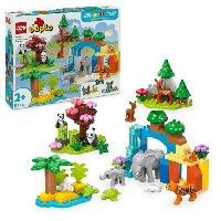 Jeu D'assemblage - Jeu De Construction - Jeu De Manipulation LEGO DUPLO Ma ville 10446 Familles d'animaux sauvages 3-en-1 - Jeux d'éveil avec animaux