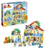 Jeu D'assemblage - Jeu De Construction - Jeu De Manipulation LEGO DUPLO Ma Ville 10994 La Maison Familiale 3-en-1. Jouet Maison de Poupée avec Voiture