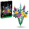 Jeu D'assemblage - Jeu De Construction - Jeu De Manipulation LEGO Icons 10313 Bouquet de Fleurs Sauvages. Plantes Artificielles avec Coquelicots. pour Adultes