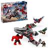 Jeu D'assemblage - Jeu De Construction - Jeu De Manipulation LEGO Marvel 76292 Captain America vs Hulk rouge - Avion de chasse a construire