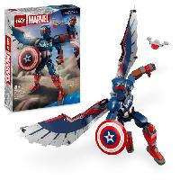 Jeu D'assemblage - Jeu De Construction - Jeu De Manipulation LEGO Marvel 76296 Figurine du nouveau Captain America a construire - Jeu de rôle des 8 ans