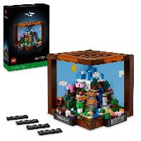 Jeu D'assemblage - Jeu De Construction - Jeu De Manipulation LEGO Minecraft 21265 L'établi - Set de Construction et d'Exploration - Cadeau Adultes