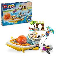 Jeu D'assemblage - Jeu De Construction - Jeu De Manipulation LEGO Sonic the Hedgehog 76997 Le bateau d'aventures de Tails. Jouet interactif