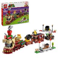 Jeu D'assemblage - Jeu De Construction - Jeu De Manipulation LEGO Super Mario 71437 Train Bowser Express - Jouet avec des Personnages Nintendo