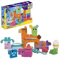 Jeu D'assemblage - Jeu De Construction - Jeu De Manipulation MEGA BLOKS-Les Musiciens de la Ferme-Jouet sensoriel (45 pcs) HPB46