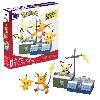 Jeu D'assemblage - Jeu De Construction - Jeu De Manipulation MEGA Pokémon-Coffret de construction Pikachu-Coffret avec 3 figurines articulées (160 pieces) pour enfants HKT23