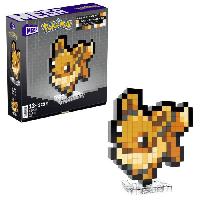 Jeu D'assemblage - Jeu De Construction - Jeu De Manipulation Mega-Pokémon-évoli-Coffret De Construction Rétro Pixel Art 323 Pieces - MEGA Pokémon - HTH78