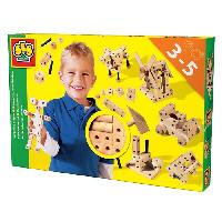 Jeu D'assemblage - Jeu De Construction - Jeu De Manipulation SES CREATIVE Kit pour le jeune ébéniste - Jeu de construction de jouets - Bois