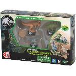 Jeu d'Équilibre - EPOCH GAMES - Jurassic World Island Quake - Dinosaures sur Plateforme. Dernier en Place Gagne !