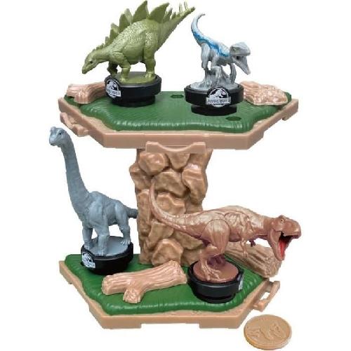 Jeu De Societe - Jeu De Plateau Jeu d'Équilibre - EPOCH GAMES - Jurassic World Island Quake - Dinosaures sur Plateforme. Dernier en Place Gagne !