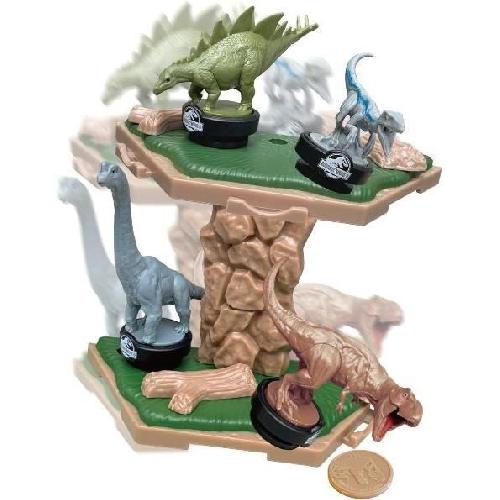 Jeu De Societe - Jeu De Plateau Jeu d'Équilibre - EPOCH GAMES - Jurassic World Island Quake - Dinosaures sur Plateforme. Dernier en Place Gagne !