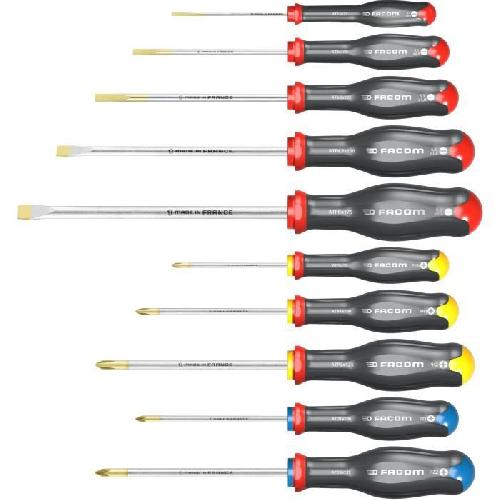 Tournevis Jeu de 10 tournevis Protwist - FACOM - ATW.J10PB