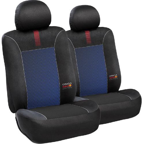 Housse De Siege - Couvre Siege Jeu De 2 Housses Av Noir- Bleu Oracle Red Bull Racing
