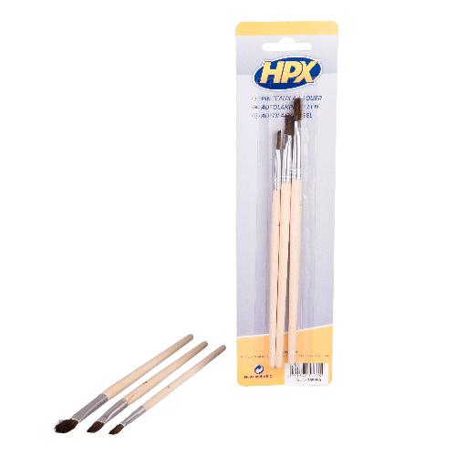 Pinceau - Brosse Jeu De 3 Pinceaux A Laquer Hpx