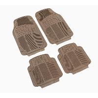 Jeu de 4 Tapis de sol caoutchouc Universels Beige - CONTI10 Jeu de 4 Tapis de sol caoutchouc Universels Beige - CONTI10