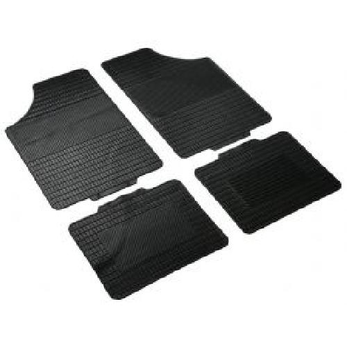 Tapis De Sol Jeu de 4 Tapis de sol - Daytona Basic - Noir Moquette