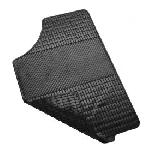 Tapis De Sol Jeu de 4 Tapis de sol - Daytona Basic - Noir Moquette