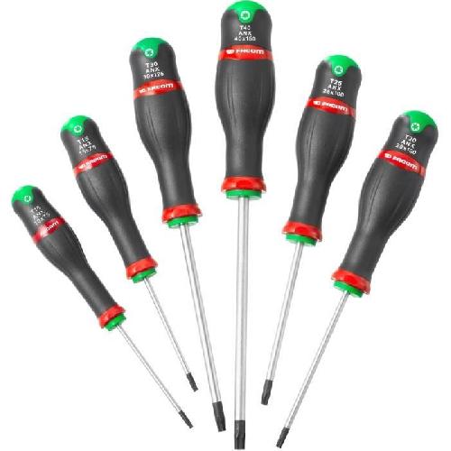 Tournevis Jeu de 6 tournevis PROTWIST Torx - FACOM - ATX.J6PB